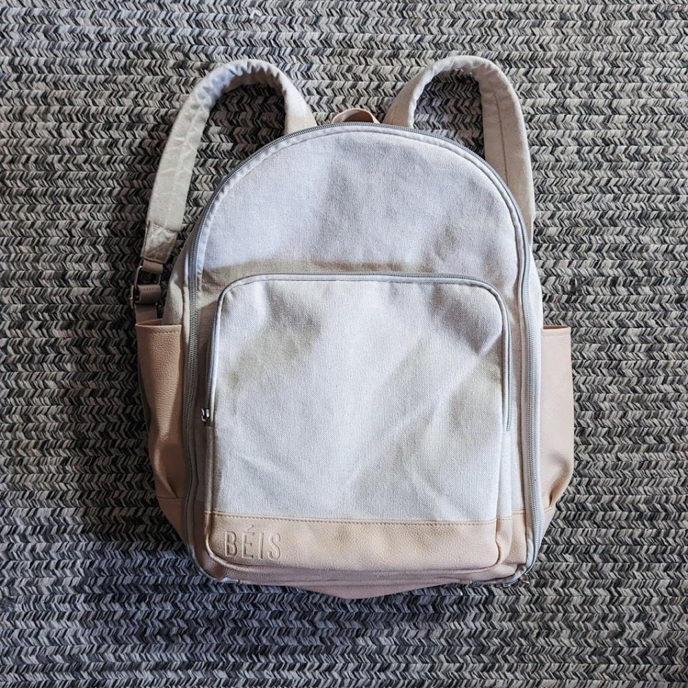 BEIS The Backpack in Beige